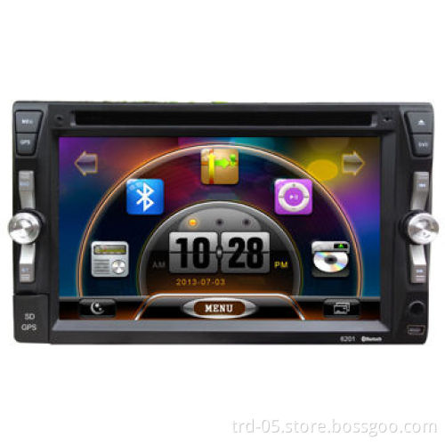 2-Din Universal Car, GPS DVD Player with 6.2-inch Digital Display